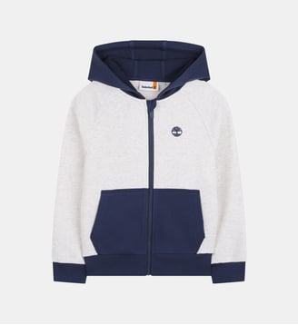 Sweat à capuche - Timberland - Grisalde chiné
