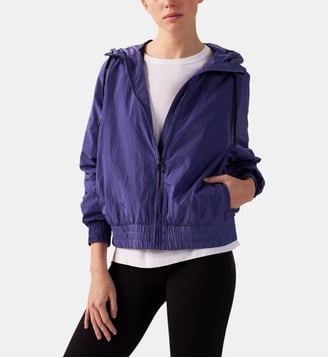 Blouson coupe-vent léger à capuche Alize - Jott - Bleu mystique