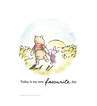 Poster Disney - Winnie the Pooh - Friendship Sunset - Poster & Frame - Multicolore
