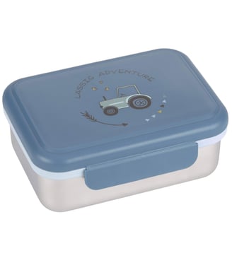 Lunch box en inox - Lassig - Bleu