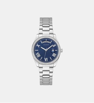 Montre Ladies dress Bleu GW0307L1 - Guess - Argenté