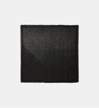 Foulard Glenn Monogram Métallisé 135 - Zadig&Voltaire - Gris et argent