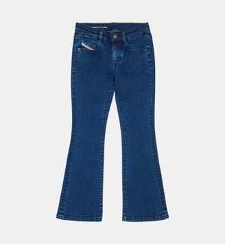 Jean bootcut flare fit bleu moyen - D-Arry - Diesel Kids - Denim bleu