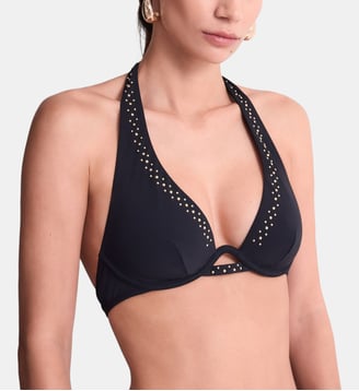 Haut de maillot de bain Triangle mono-armature - Aubade - Noir