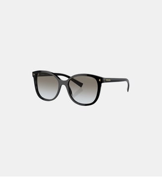 Lunettes de soleil Carré PR 22ZSF - Prada - Noir