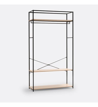 Module de dressing L110 cm - La Redoute Interieurs - Noir et bois