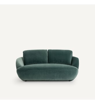 Banquette canapé velours - AM.PM - Vert cèdre