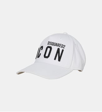 Casquette de baseball avec logo Icon - Dsquared2 - Blanc