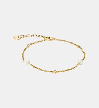 Bracelet avec perles et zirconia - Thomas Sabo - Or
