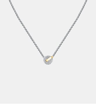 Collier T-ROUND - Trussardi - Stainless steel et yellow rose