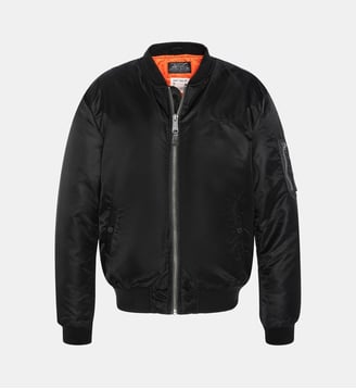 Blouson bomber MA-1 - Schott - Noir