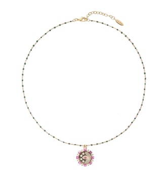Collier de chaîne avec pendentif DUARDO - Hipanema - Rose