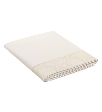 Drap plat Victoria Jasmin Victoria - Le Jacquard Francais - Jasmin