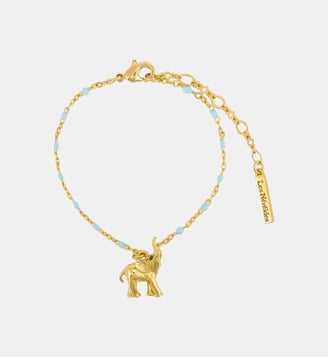 Bracelet fin Éléphant doré - Les Néréides - Doré