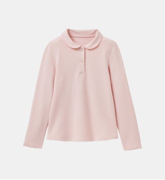 Polo en maille piquée  - Coton biologique - Cyrillus - Rose