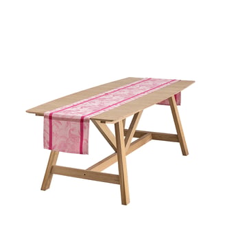 Chemin de table À l'orangerie - Le Jacquard Francais - Blanc