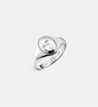 Bague zirconium ovale blanc Bold Elegance - Thomas Sabo - Argent