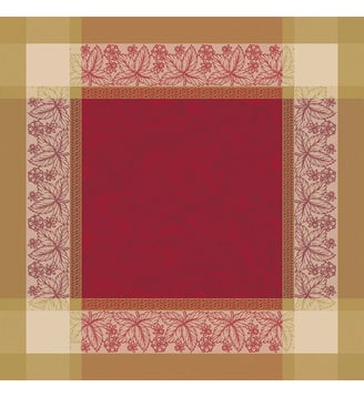 Serviette pur coton - Garnier Thiebaut - Rubis
