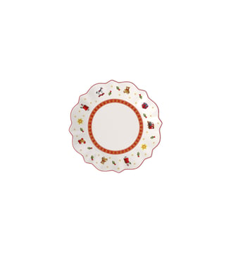 Assiette à pain blanche - Villeroy & Boch - Rouge blanc