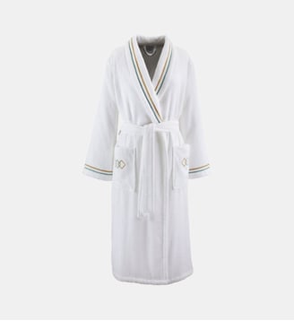 PEIGNOIR en coton modal - Yves Delorme - Multicolore