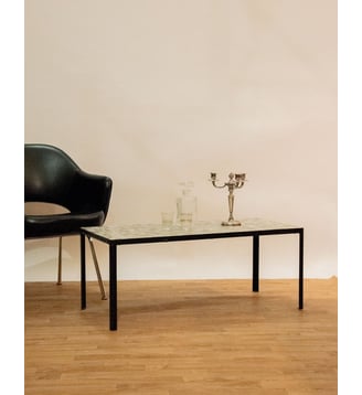 Table basse en céramique Donna N°466- Produit chiné - Debongout - Gris