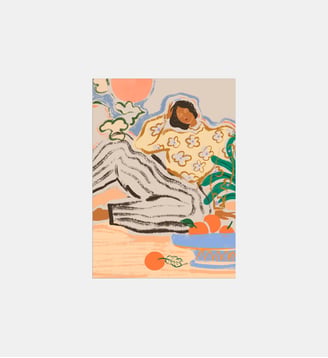 Poster   Lazy Days - Arty Guava - Poster & Frame - Multicolore