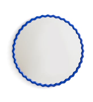 Miroir ondulé Ø60 cm - La Redoute Interieurs - Bleu vif