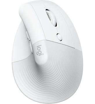 Souris sans fil Lift pour Mac Ergonomique - Logitech - Blanc