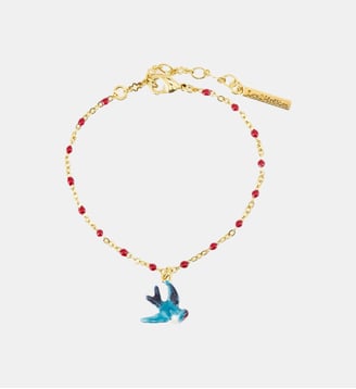 Bracelet fin Hirondelle bleue - Les Néréides - Bleu