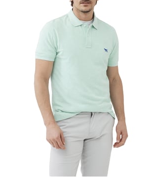 Polo slim en coton manches courtes Gunn - Rodd & Gunn - Menthe