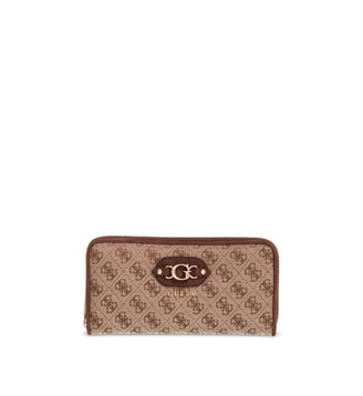 Portefeuille maxi Samantha - Guess - Marron multi