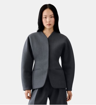 La Veste Ovalo - Jacquemus - Dark grey