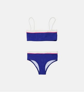 Bikini avec logo - Marni - Bleu marine