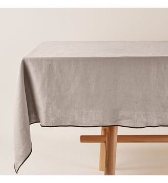 Nappe Rectangulaire  Lin lavé légèrement froissé Madura