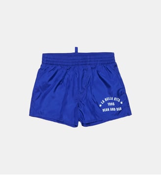 Boxer de bain avec logo - Dsquared2 - Bleu