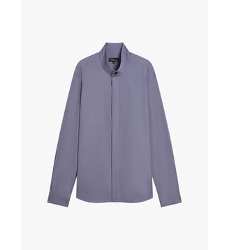 chemise en coton - Agnès b. - Gris musaraigne