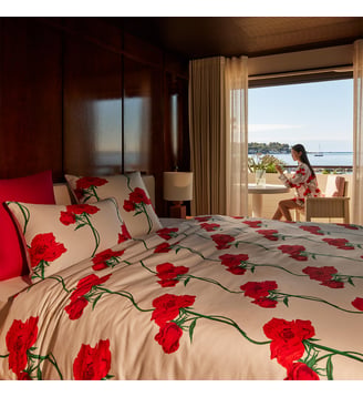 Housse de couette en satin Kenzo Home