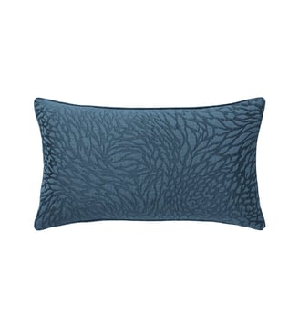 Housse de coussin en soie - Yves Delorme - Outremer