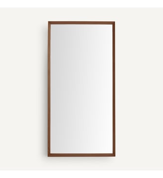 Miroir XXL noyer massif H200 cm AM.PM