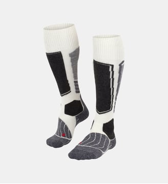 Mi-Bas SK1 Comfort Laine - Falke - Blanc cassé