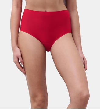 Culotte taille haute seconde peau - Chantelle - Rouge