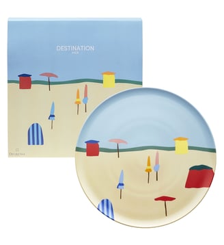 Plat à Tarte 32 Cm - Destination - Degrenne - Jaune