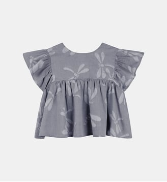 Blouse coupe kimono - Kenzo Kids - Libellule