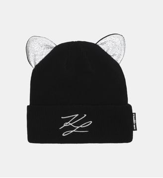 Bonnet en tricot - Karl Lagerfeld Kids - Black