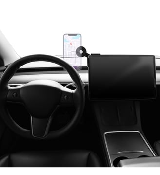 Support smartphone pour TESLA noir - TNB - Noir