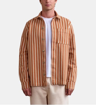 Sur chemise GASTINE - Faguo - Brique et écru