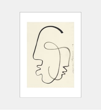 Poster   One Soul - The Poster Club x LouLou Avenue - Poster & Frame - Noir et blanc