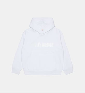 Sweat à capuche avec logo - Marni - Blanc
