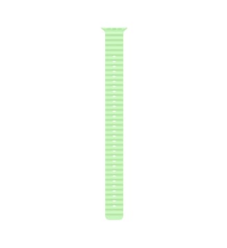 Bracelet Extension 49 mm Océan vert fluo  - noir - Apple - Vert
