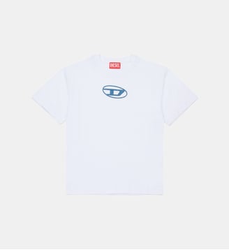T-shirt avec logo - Diesel Kids - Blanc